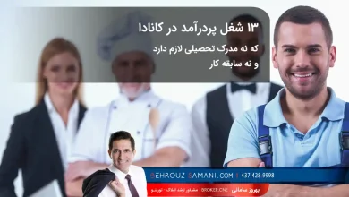 ۱۳ شغل پردرآمد در کانادا